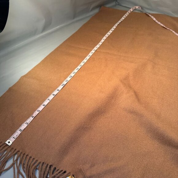 Scotch Soda Maison Scotch Wool Shawl Throw Grandiose Formidable Fringe Wrap - Picture 9 of 12